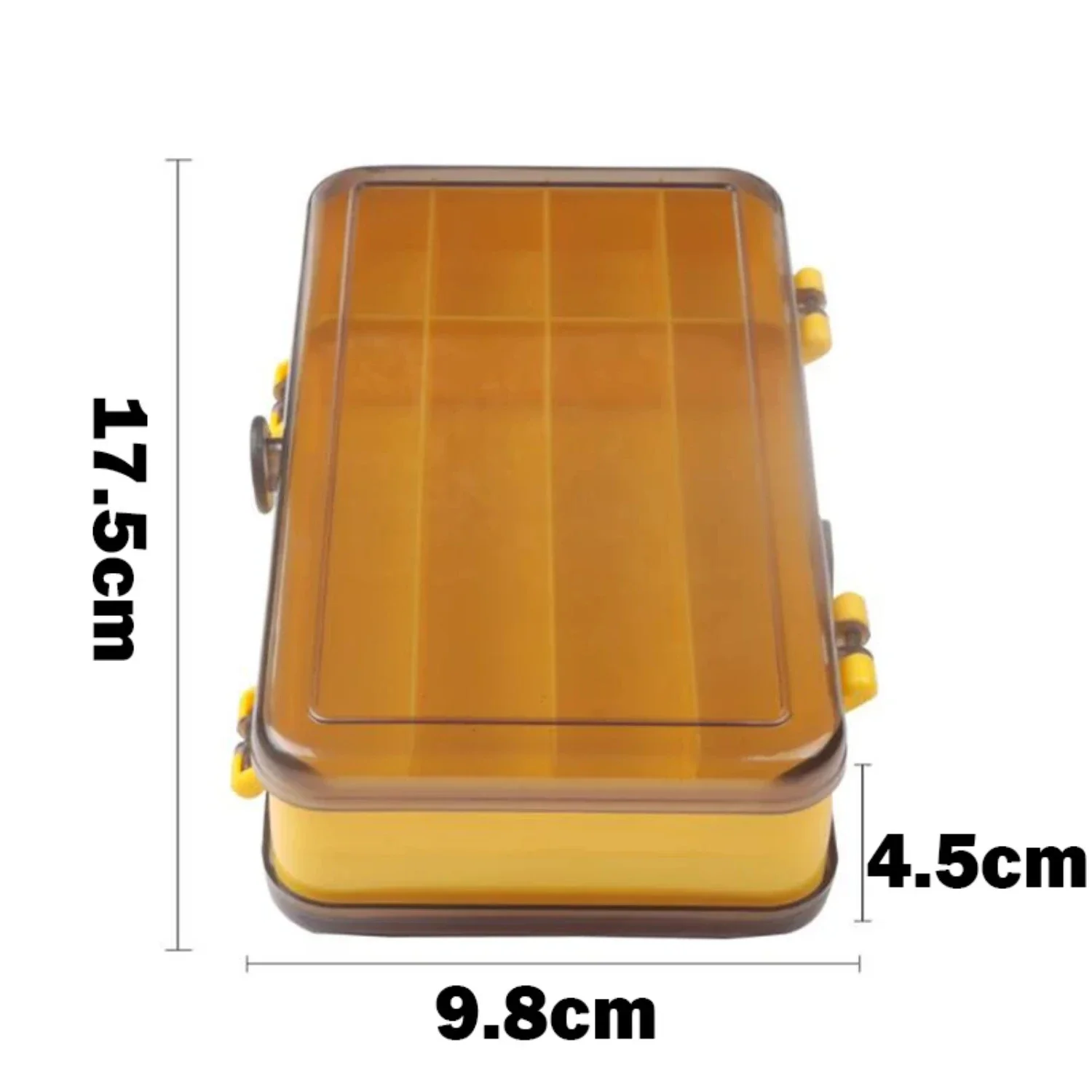 Double Sided Fishing Tackle Box 13 Compartments Lure Hook Fishing Bait Lure Hook  Box  Box Multi-