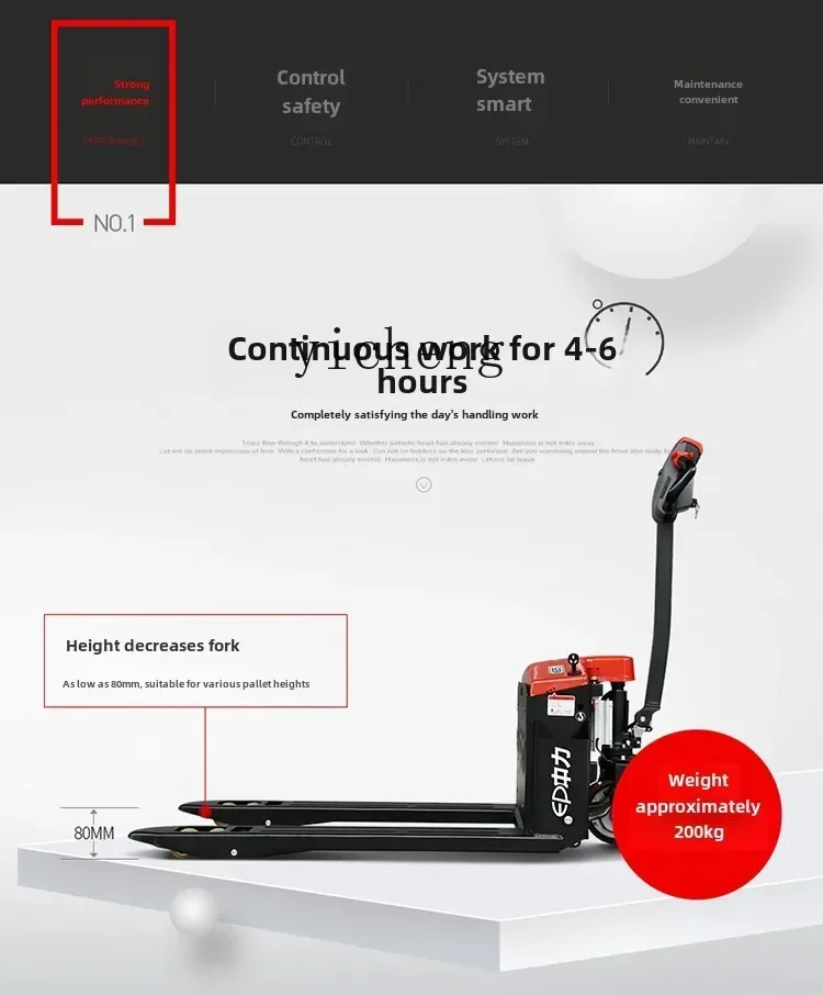

Electric forklift full electric truck 1.5 tons small diamond lithium battery big diamond cattle 2T
