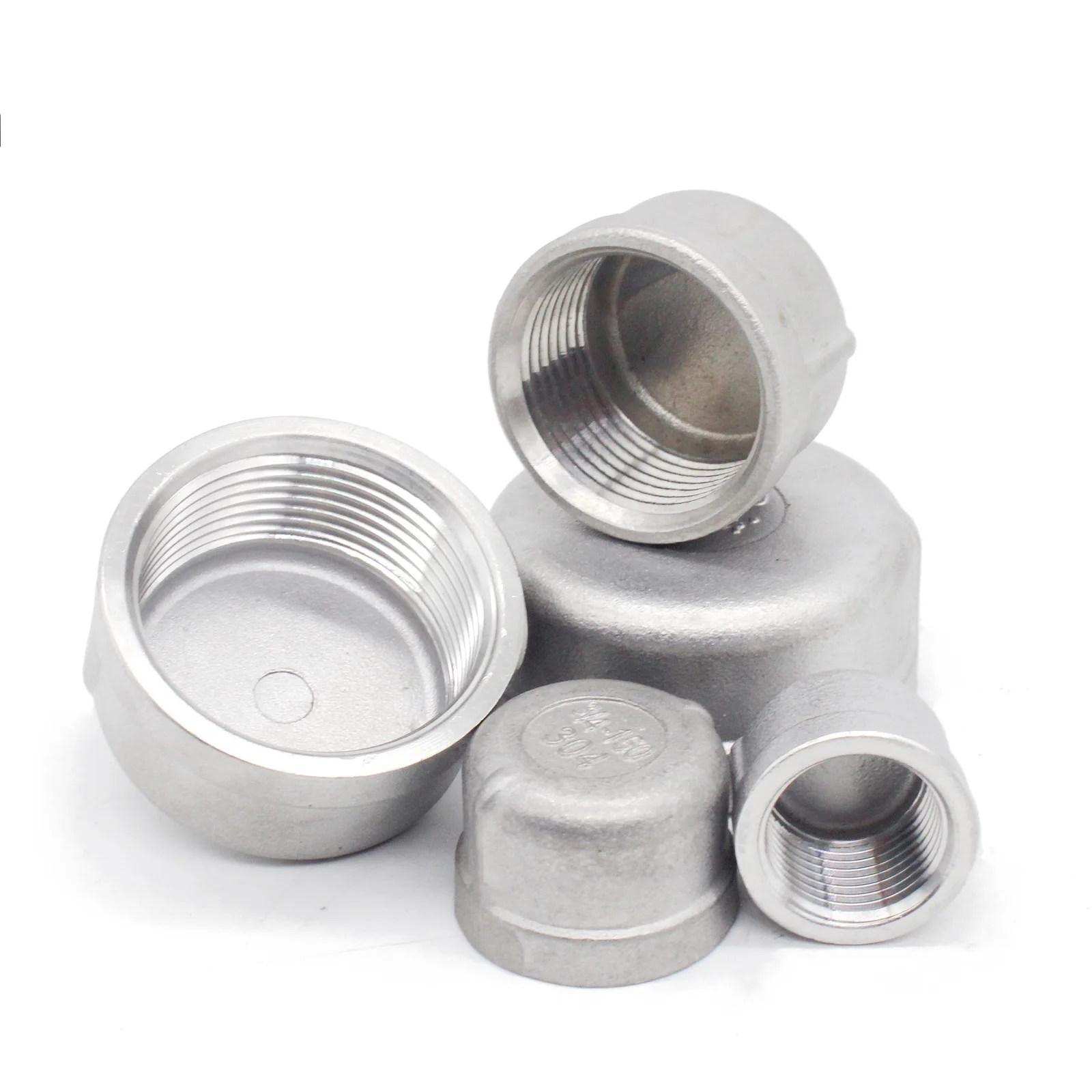 SS304 stainless steel inner thread round pipe 1/4