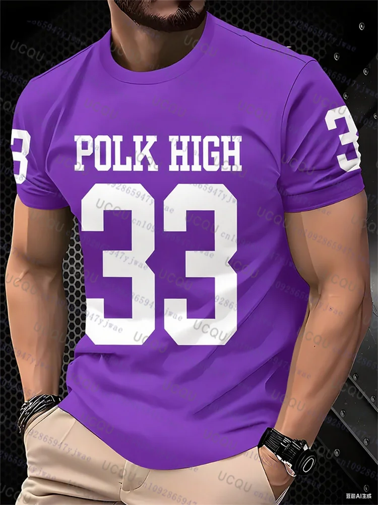 الرجال كرة القدم جيرسي البولك عالية 33 س الرقبة الرجبي جيرسي تنفس الرياضة كبيرة الحجم تي شيرت للتدريب المنافسة ملابس للرجال #6