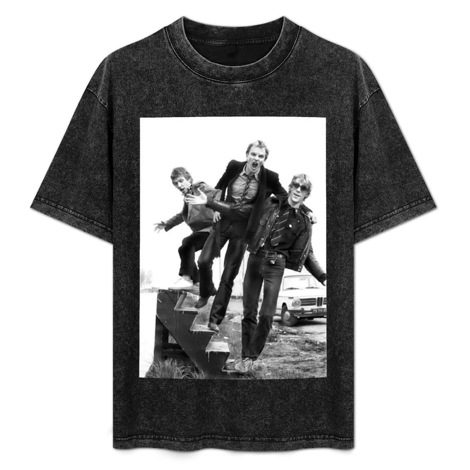 classic band T-Shirt Sports Casual Short Sleeve Cotton Tee