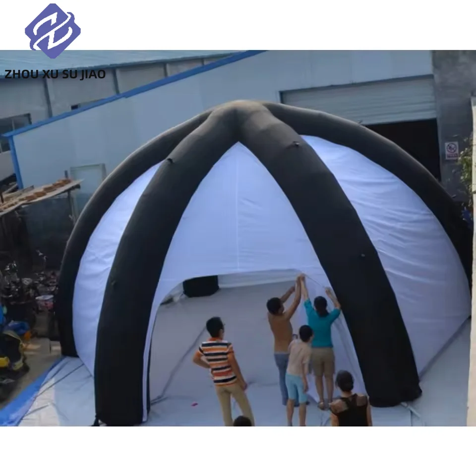 

Customized inflatable tents, portable inflatable sunshades for giant arc-shaped events in outdoor promotional activities, commer