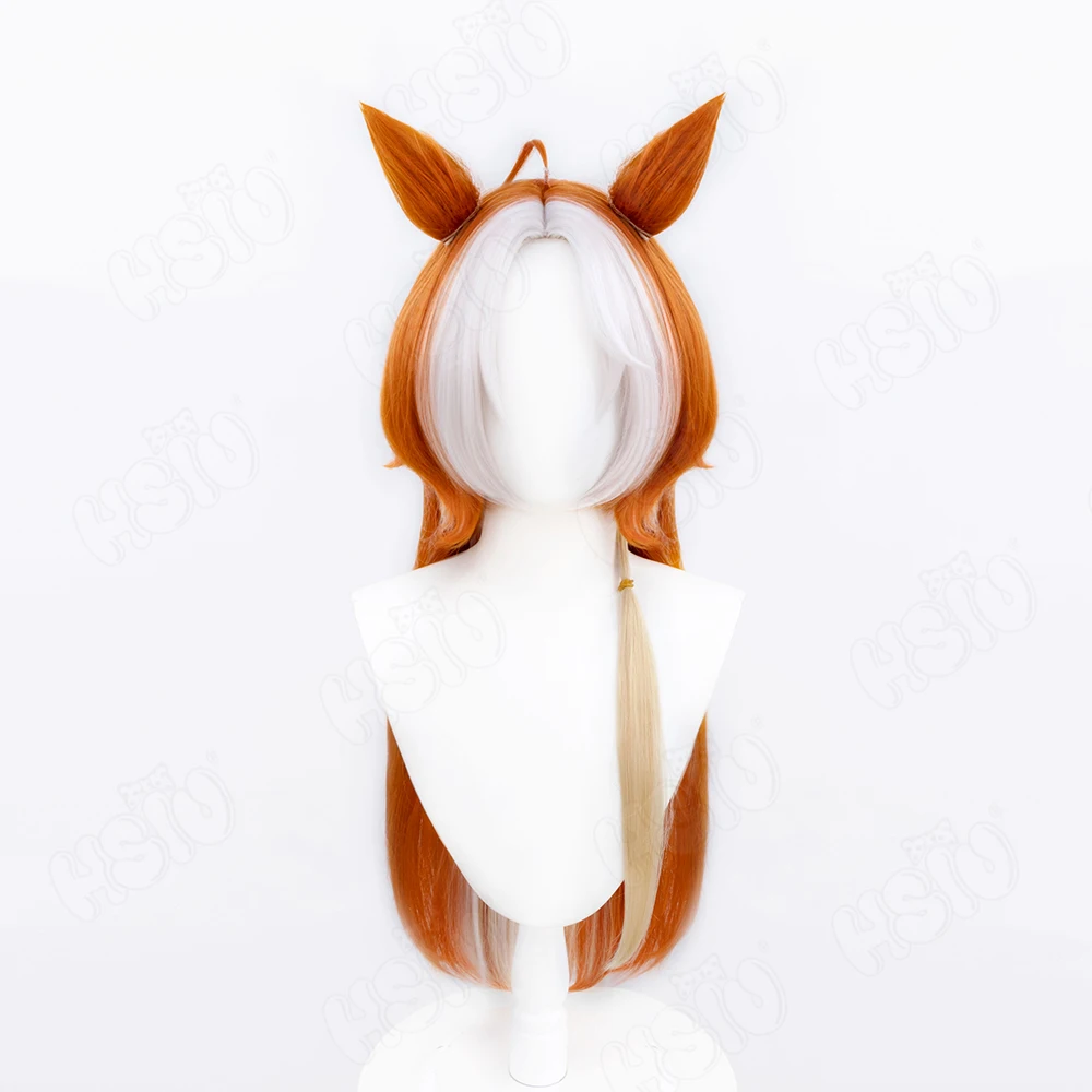 Game Umamusume Pretty Derby Orfevre Cosplay Wig Orange mixed gray blonde long hair Game cosplay Wig anime cosplay Wig