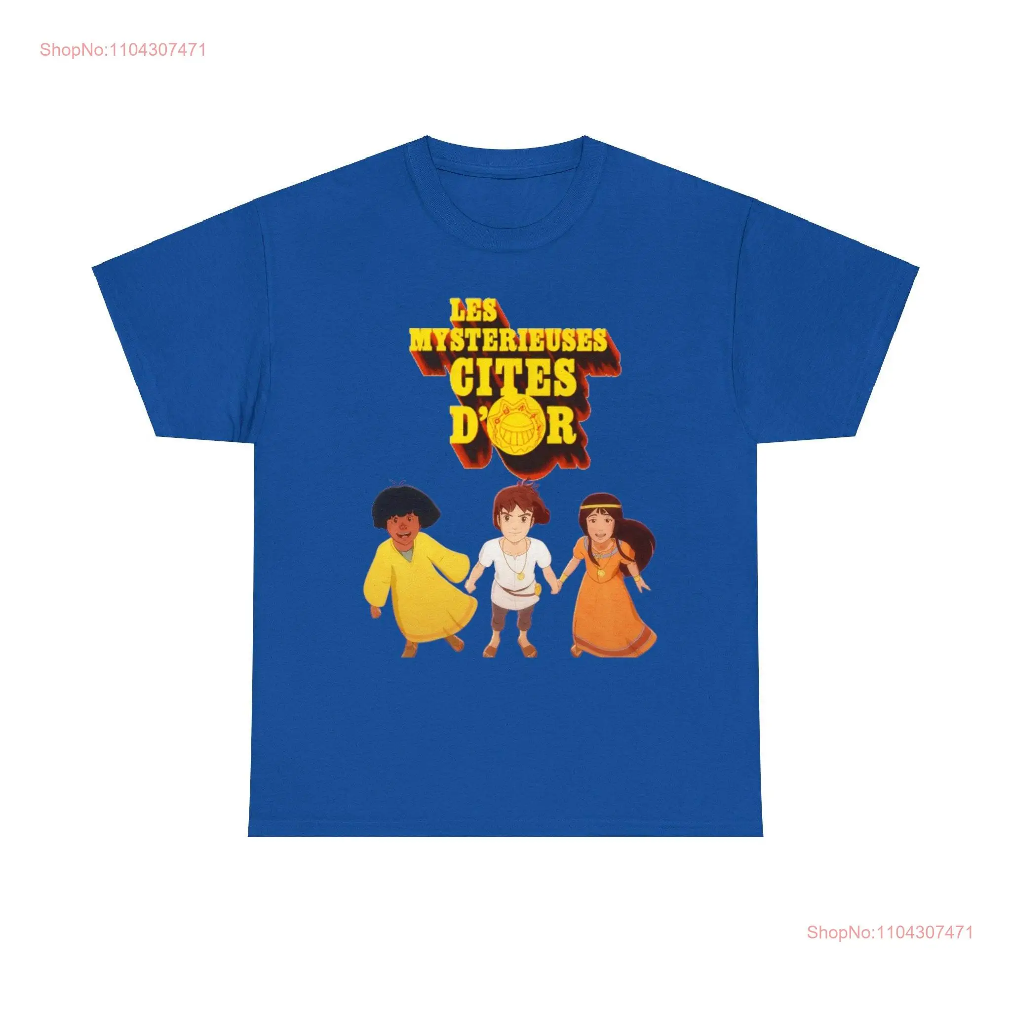 The Mysterious Cities of Gold T shirt 80s Animated Series Vintage Nostalgic Comfortable Cotton long or short sleeves