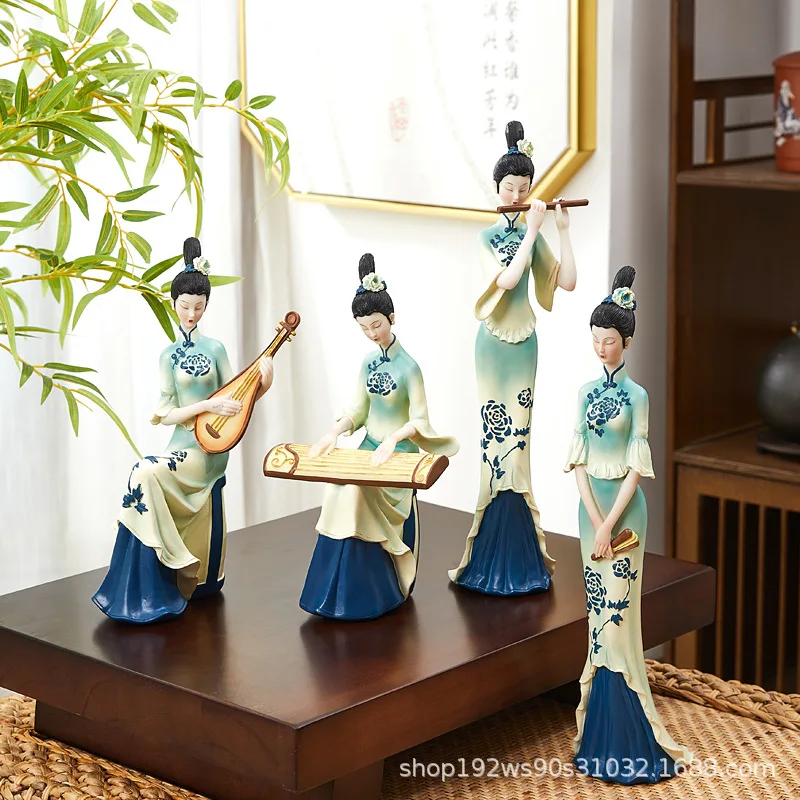 The Journey of A Legendary Landscape Painting Decoration Chinese Classical Lady Living Room Porch Decoration