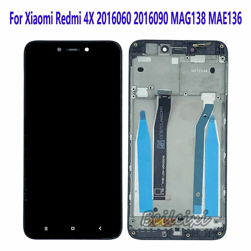 For Xiaomi Redmi 4X 2016060 2016090 MAG138 MAE136 LCD Display Touch Screen Digitizer Assembly For Hongmi 4X Red Rise 4X