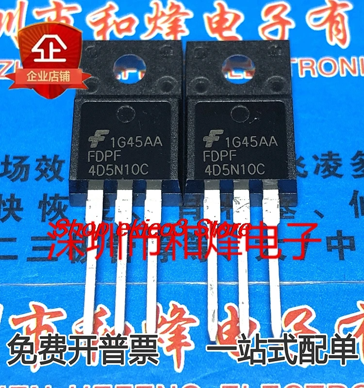 

5 шт. оригинальные стоки FDPF4D5N10C TO-220F MOS