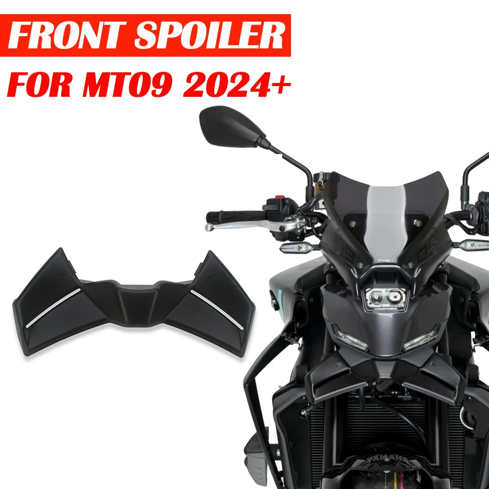 

MT09 Motorcycle Front Spoiler Downforce Naked Frontal Fairing Winglet Aerodynamic Wing Fit For Yamaha MT-09 MT 09 mt09 2024-2025