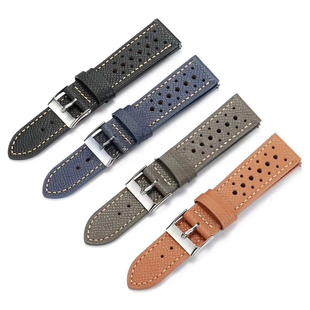 18 مللي متر 19 مللي متر 20 مللي متر 22 مللي متر العالمي خمر جلد البقر حزام ساعة اليد مسامية Wtistbelt البني حزام الساعات الرجال اكسسوارات دبوس مشبك 2026