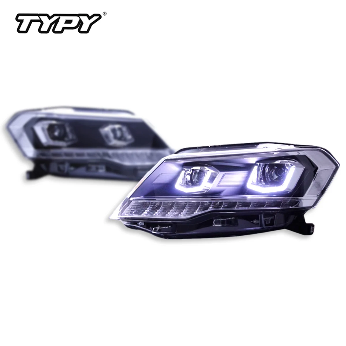 

TYPY Новая светодиодная фара, обновленная, модифицированная для VWJetta 2017-2019, фара с динамическим сигналом, автоаксессуары