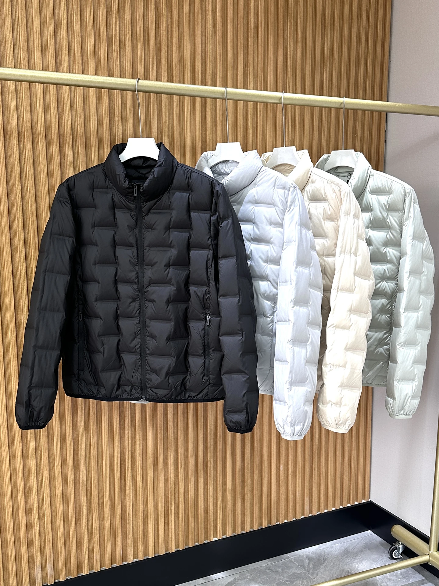 

Lightweight Warm 90 Duck down Jacket Inner Sealed Filling Casual Thin Autumn Winter Women's Fashion Stand Collar Zippe...