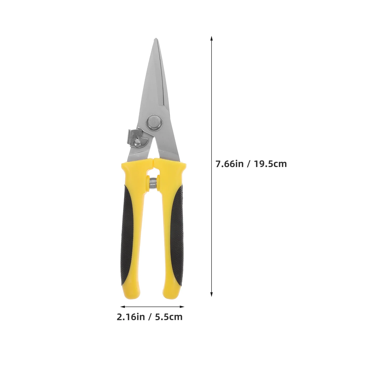 Tijeras industriales con mango de PP, hierro resistente, ahorro de trabajo para cortar herramienta antideslizante, acero inoxidable, alto contenido de carbono