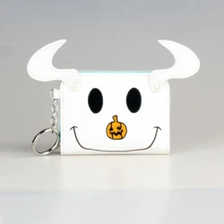 Kawaii Cartoon Design Short Wallet Trendy Clutch Credit Card Holder Faux Leather Card Case