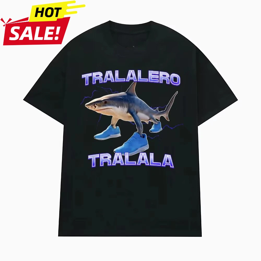 

Limited Bombardino Crocodilo Funny Meme T Shirt Men Women Summer O-Neck Short Sleeve T-Shirt Casual Humor Oversized T Shirt