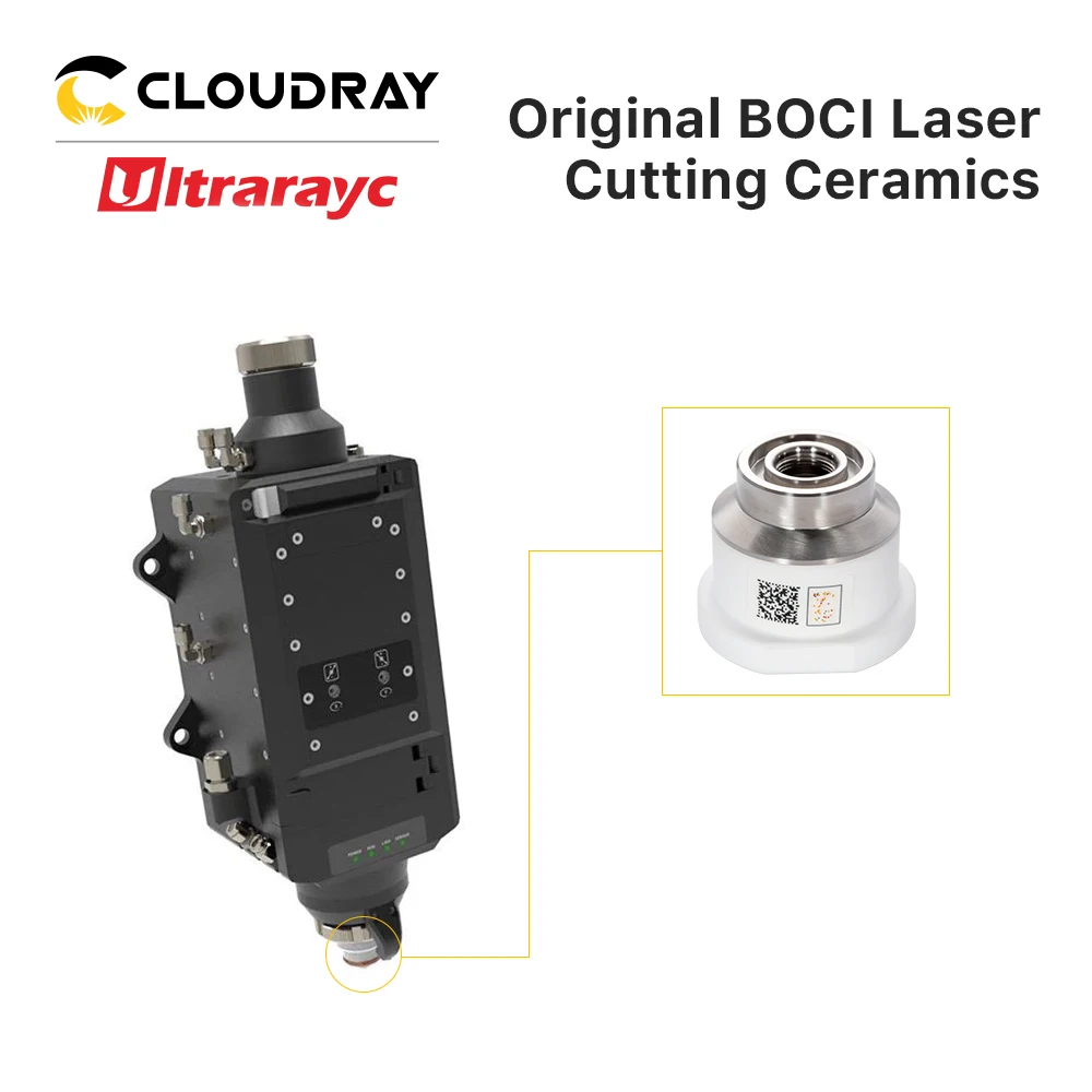 Original Laser Ceramic Rings Ref.Y.Z.C0034 for BOCI BLT641 BLT421 Series Laser Cutting Head D41 H34 M11 Nozzle Holder