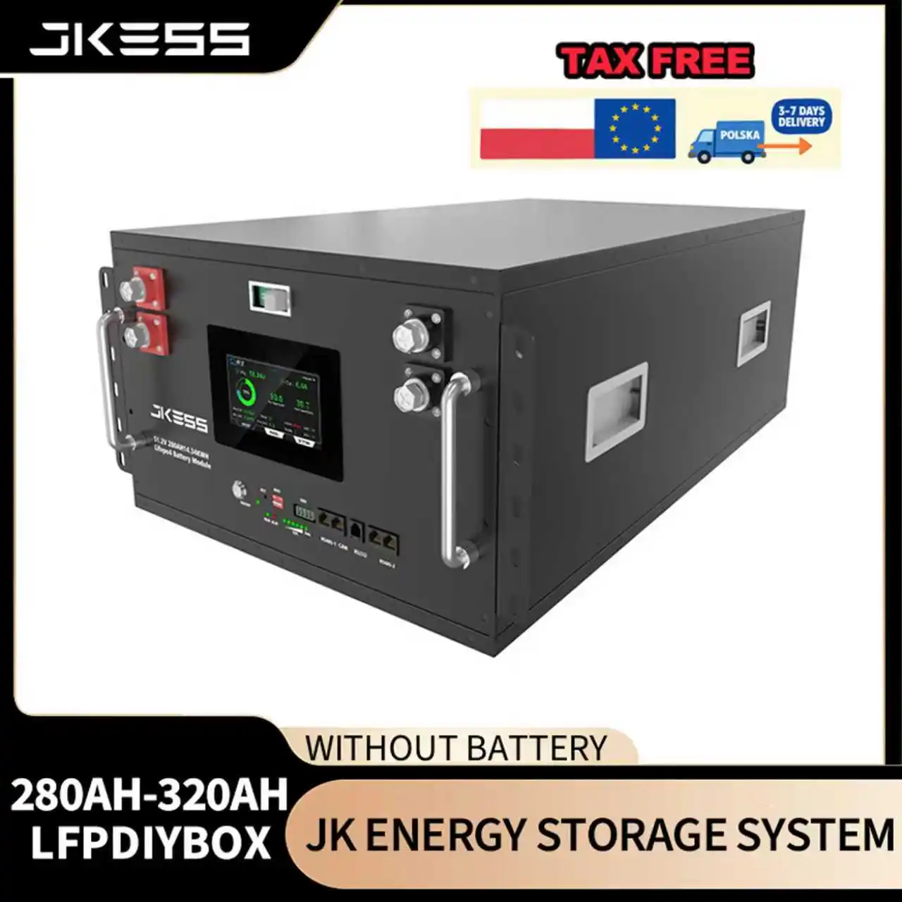 JIKONG JKBMS V19 Inverter Smart BMS 8S 16S 24V 48V 100A 150A 200A Lifepo4/Li-ion/LTO Active Balancer  Household Energy Storage