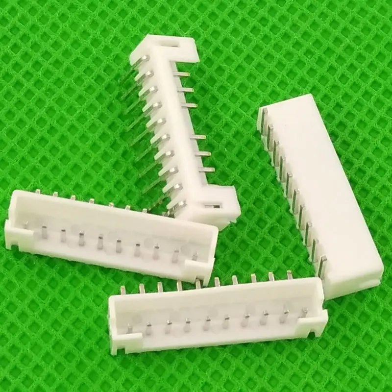 1000 pz/lotto maschio ad angolo retto materiale PH2.0 2mm 10pin 10pin connettori conduttori pin Header PH-10AW