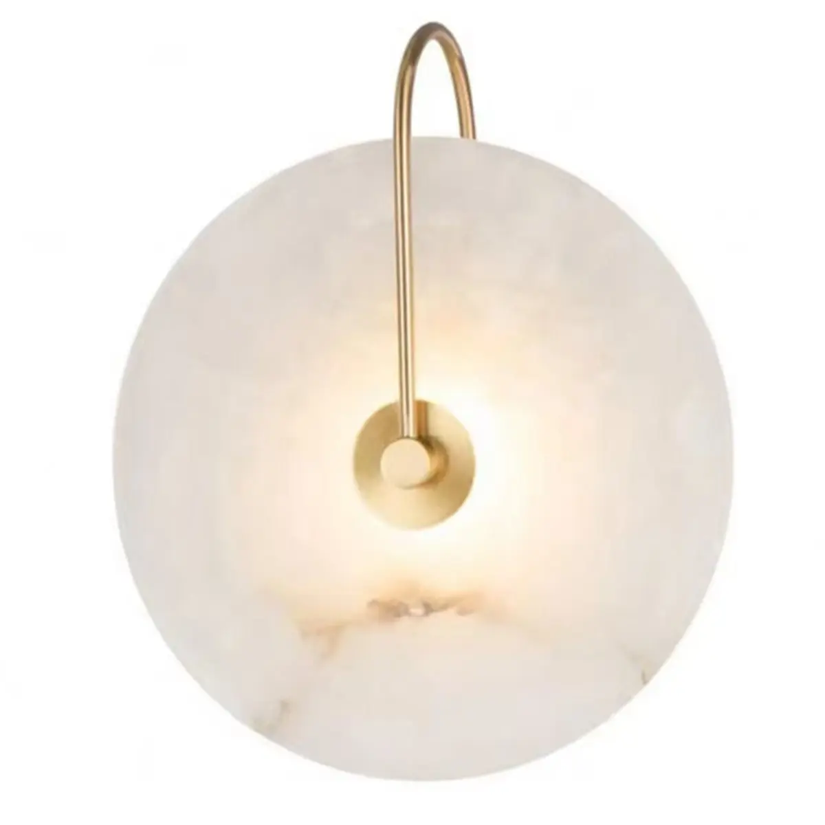 【45% OFF】Luxury Marble Wall Sconce Lamp for Hotel Living Room or Bedroom Iron Night Lights for Indoor Decorative Lamps