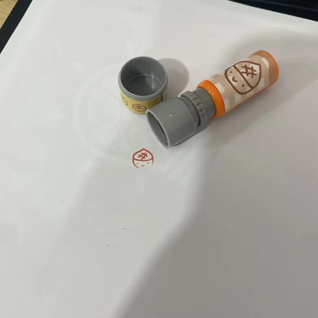 Kleines Tier-Lamm Mini Fotosensitives Siegel Kreative Niedliche Tägliche Stimmungsanzeige für Notizbuch DIY-Dekoration – Detail 3