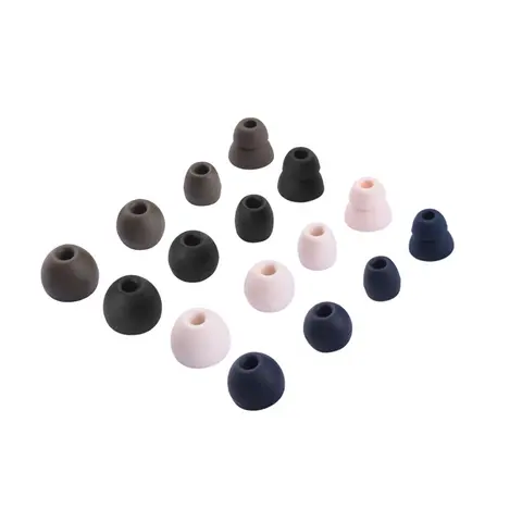 ​Silicone Ear Tips for Flex Eartips/for Powerbeats Pro, Replacement in-Ear Earbuds Tip Cups Soft Covers,4 Pairs Different Sizes
