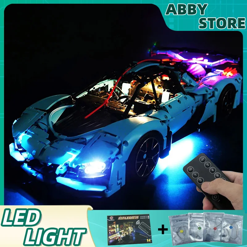 

DIY RC LED Light Kit For LEGO T5011 Technical Sports Car (Only LED Light,Without Blocks Model)