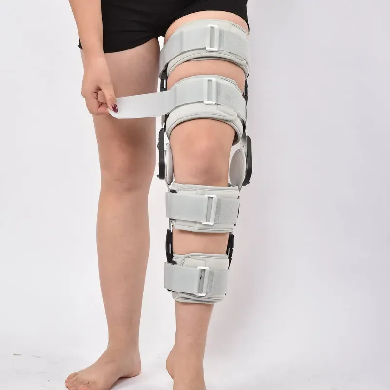 Adjustable lower limb orthosis retainer leg brace