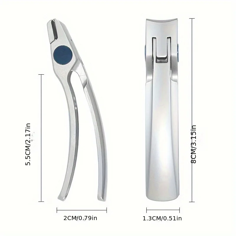 กรรไกรตัดเล็บหนาเปิดใหญ่ชุดเดียวกรรไกรตัดเล็บขนาดใหญ่กรรไกรตัดเล็บสแตนเลส L9195เครื่องมือตัดแต่งเล็บ