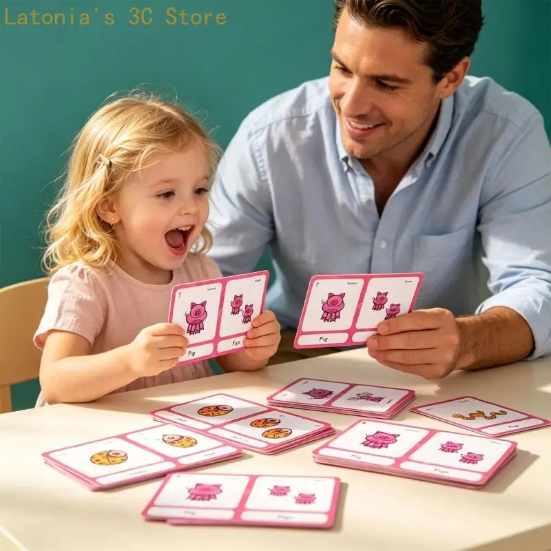 Vokabelkarten für Vorschulkinder, Nomen, Singular, Plural, Nomen, Bildkarten, X3UB – Detail 8