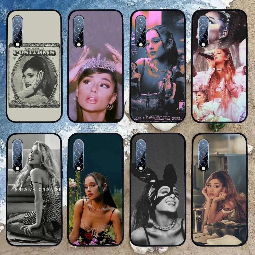 

A-Ariana Singer G-Grande Phone Case For Samsung Galaxy S21 S22 S23 Note S20 Plus Ultra Shell