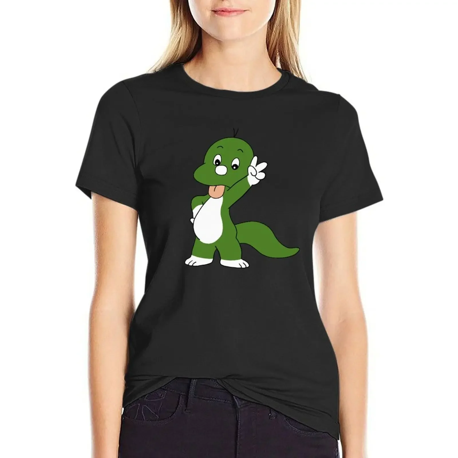 

Dooly the Little Dinosaur T-Shirt vintage plain Aesthetic clothing workout t shirts for Women
