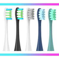 Replacement Brush Heads for Oclean X PRO Elite/Flow/F1/One/X/All Series Sonic Electric Toothbrush DuPont Blue Green Soft Bristle