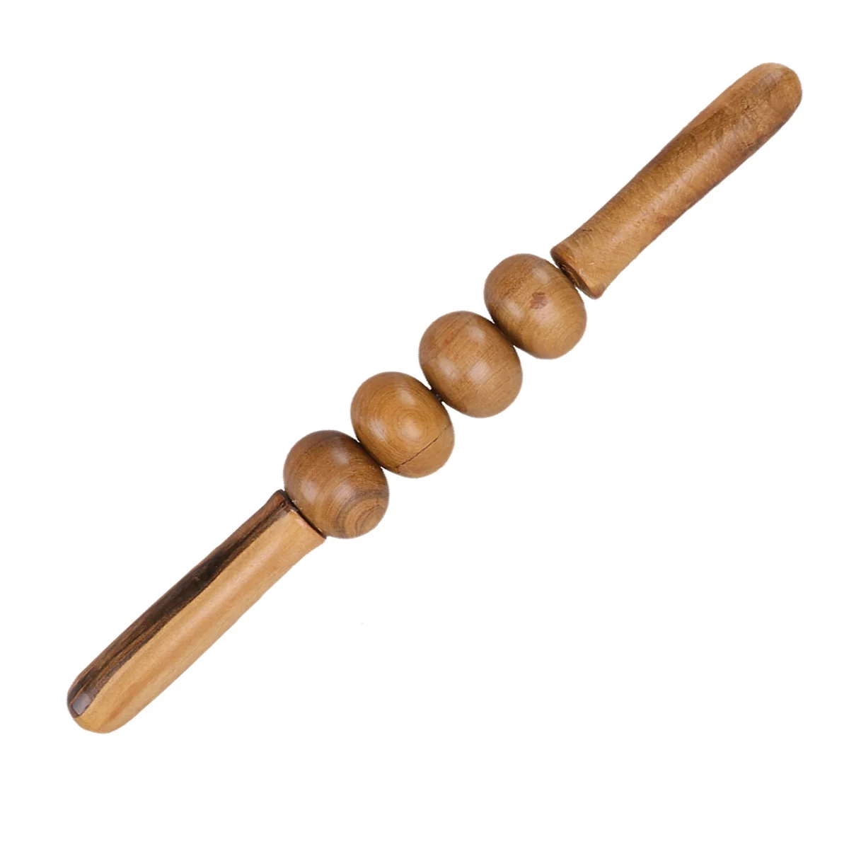 

1pcs Massage Roller Wooden Body Massager Manual Muscle Relief Tool For Neck Shoulders Back Pain Relief Wheel Stick