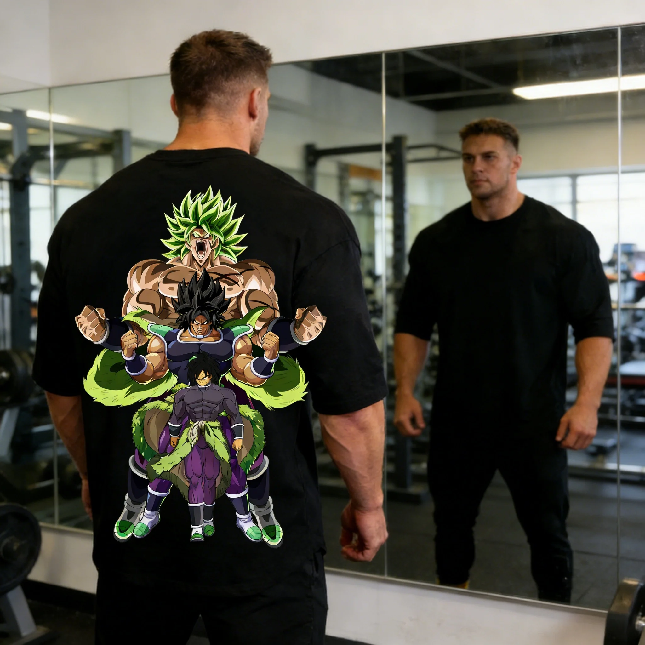 

Летняя футболка 2026 года Dragon Ball Super Brolli "Evolutionary Form" из чистого хлопка в стиле ретро, эксклюзивно для любителей Dragon Ball