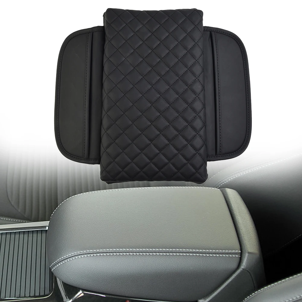 

PU Leather Car Armrest Mat Center Console Arm Rest Protection Cushion Auto Armrests Storage Box Cover Pad Elbow Support Pad