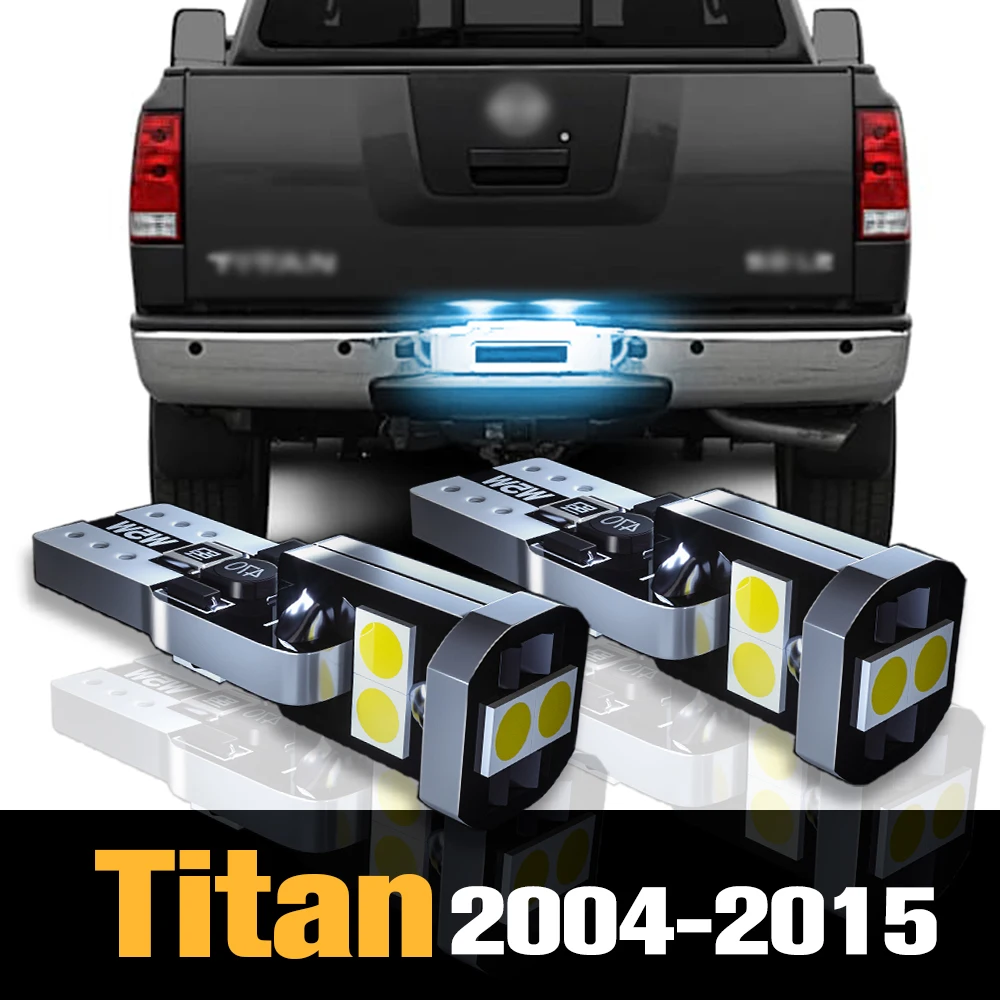 2 pçs canbus led luz da placa de licença acessórios da lâmpada para nissan titan 2005 2006 2007 2008 2009 2010 2011 2012 2013 2014 2015