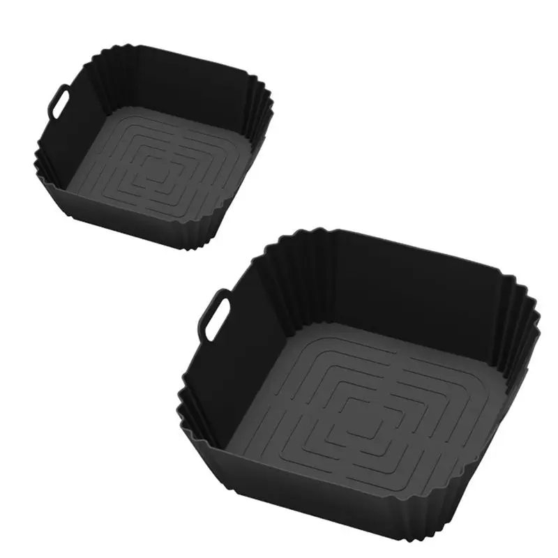 

~ Прочные 2 шт. силиконовые вкладыши для Ninja Crispi FN101GY, многоразовые вкладыши для духовки для фритюрницы, детали для фритюрницы B