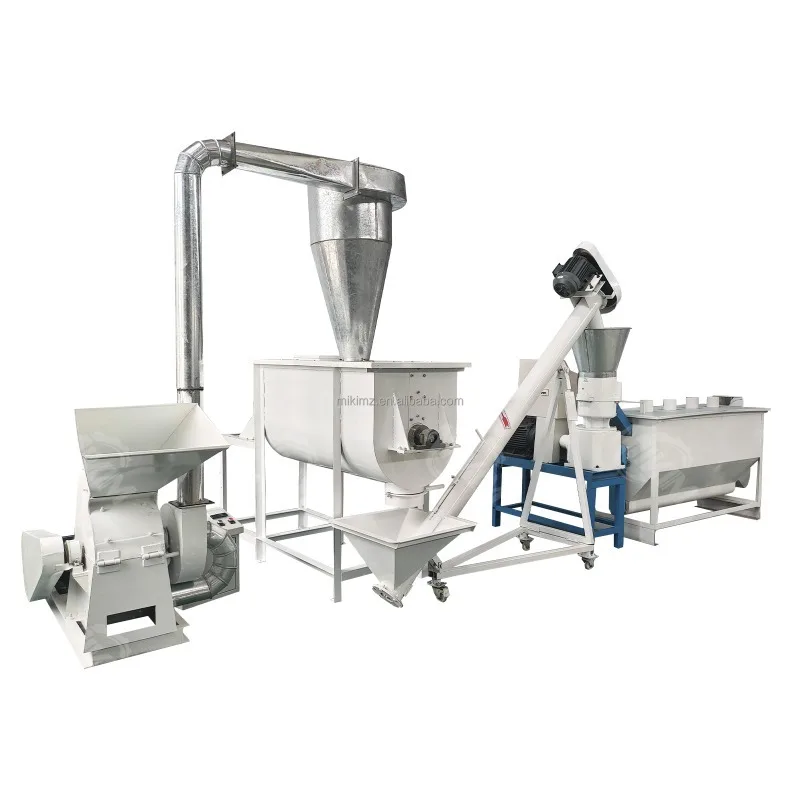 

Pig Cattle Goat Chicken Fish Poultry Livestock Feed Processing Granulator Machines Pellet Making Machine