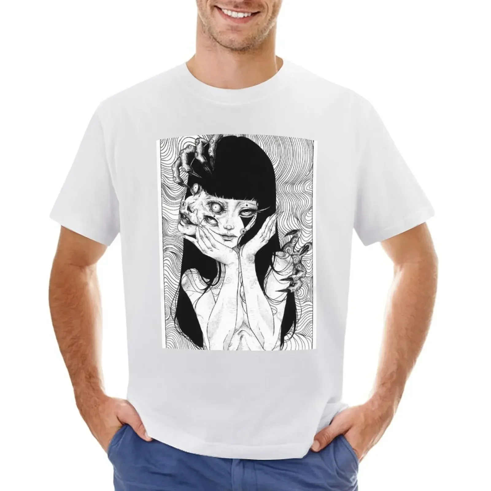 Tomei Horror Part 4# T-shirt vintage clothes tops customs design your own t shirts men