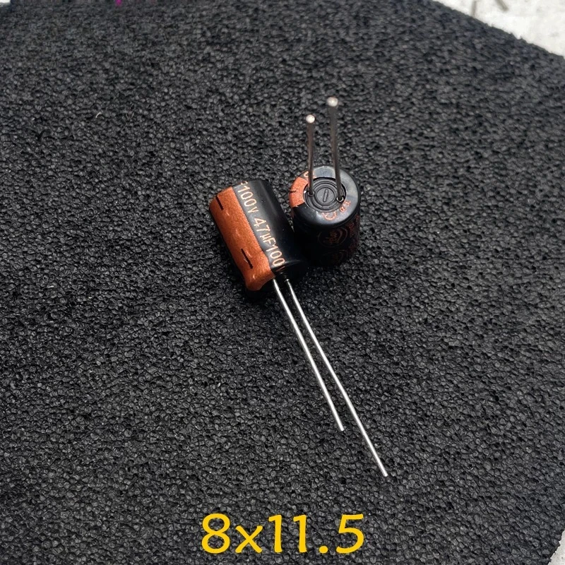 For Electrolytic Capacitor 47uF 100V 8x12 High Frequency RXW  200pcs