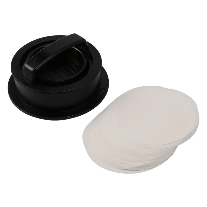 T03C-3 In 1 버거 프레스 패티 박제 버거 메이커 120개 버거 종이 비 스틱 슬라이더 쇠고기 버거 프레스 - 블랙