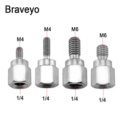 1/4 to M4 M6 inch Conversion Screw Projector Camera Adapter Screw For Tripod Monopod Mobile Phone Holder