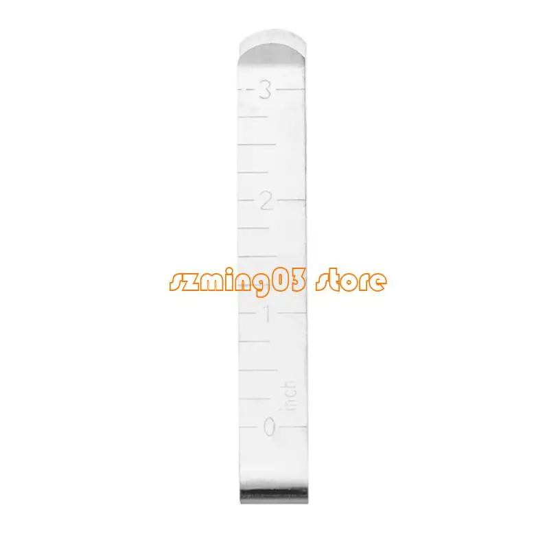 H9ec خياطة مقاطع hemming 3inch الفولاذ المقاوم للصدأ خياطة الخياطة حاكم القياس