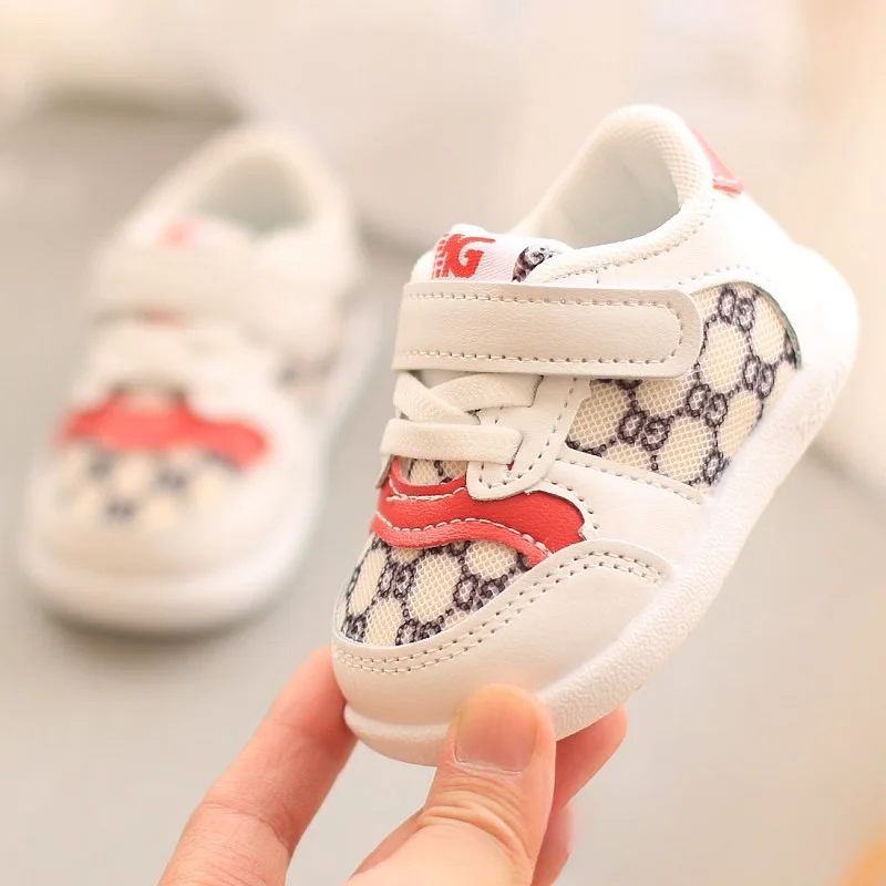 Baby Kids All-match Trend Sneaker Boys Softed Bottom Walking Shoes Girls Hook Outdoor Shoes Toddler scarpe Casual antiscivolo