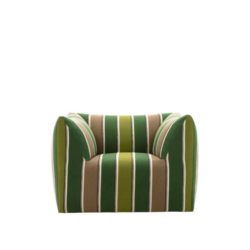 

Cream wind single sofa light luxury living room modern simple retro single sofa chair