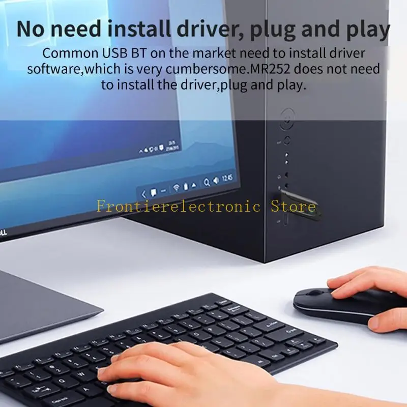 G8DB Music Transmitter Wireless Transmitter Bluetooth-compatible5.3 USB Dongle BT5.3 Wireless Computer Adapter