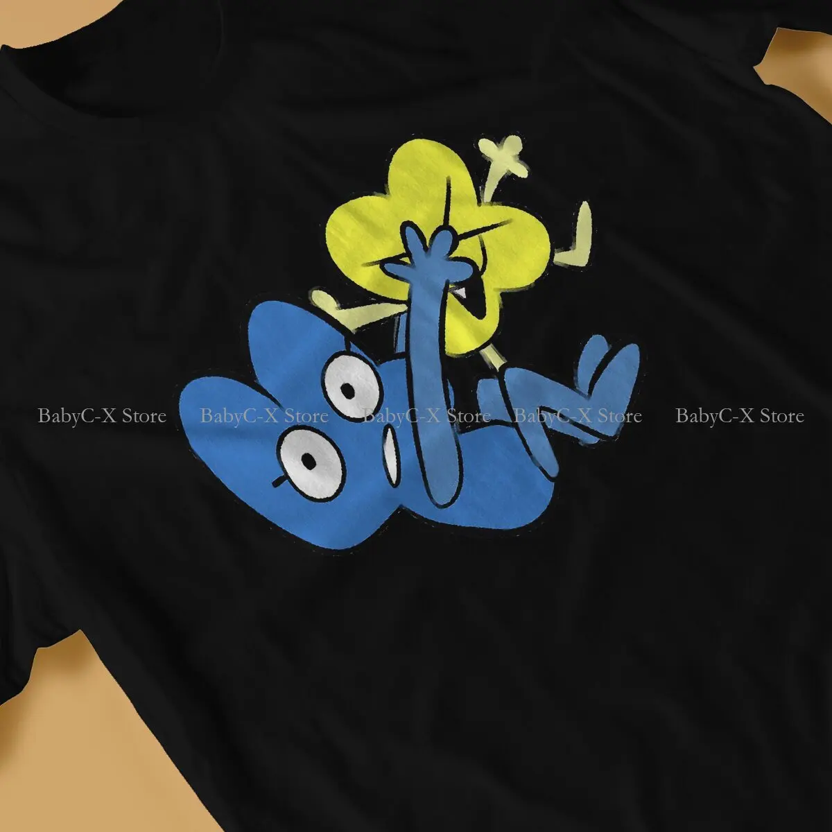 Bitwa o Dream Island BFDI 4 i X koszulka poliestrowa dla mężczyzn cztery i X delikatne, na lato bluzy T Shirt nowość nowy projekt