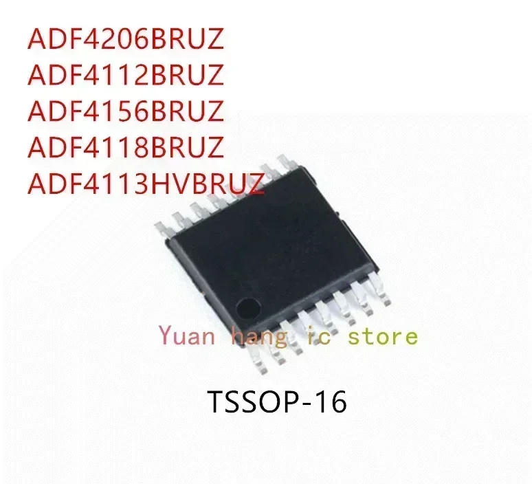 

10 шт. ADF4206BRUZ ADF4112BRUZ ADF4156BRUZ ADF4118BRUZ ADF4113HVBRUZ TSSOP-16