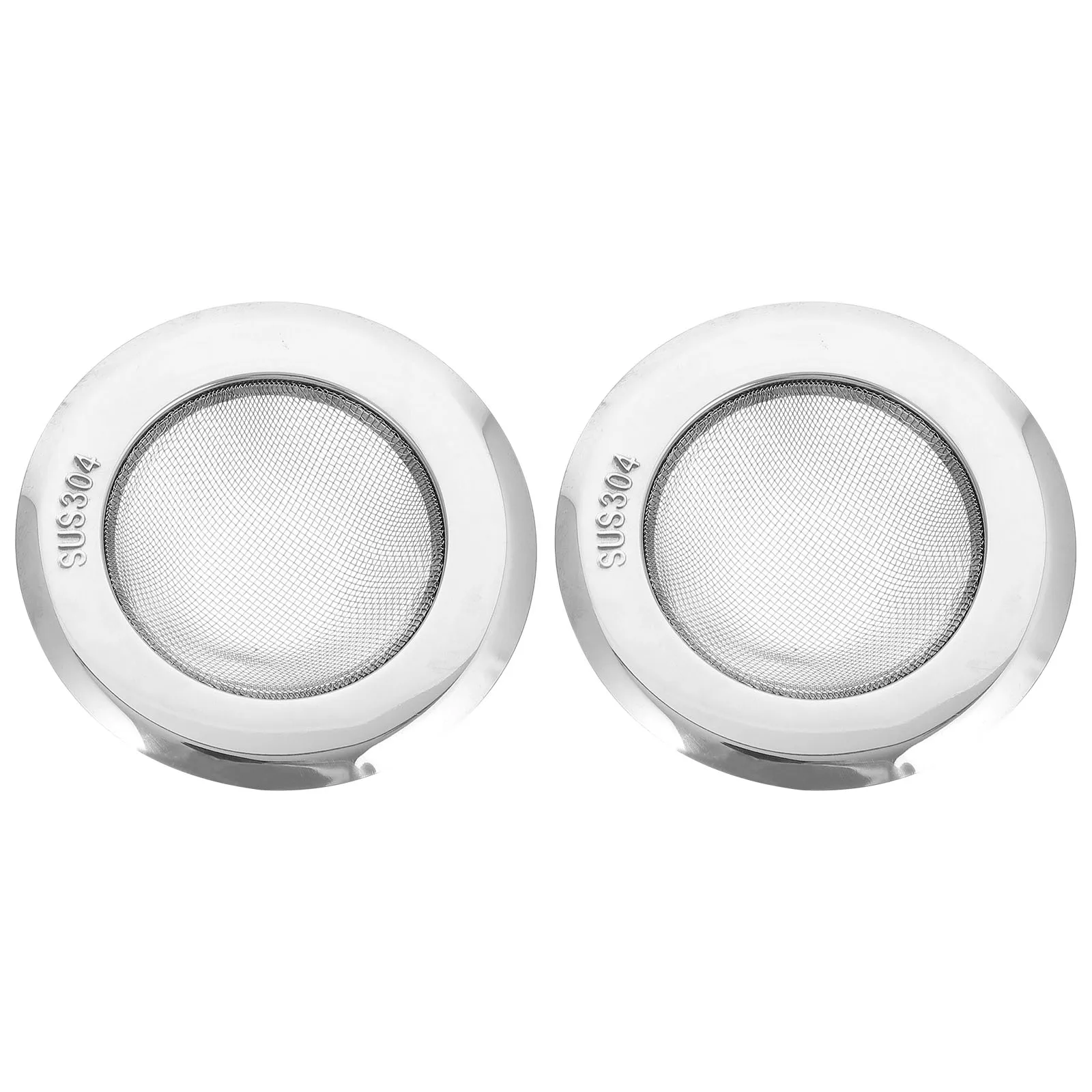 

2Pcs Kitchen Sink Filter Stainless Steel Drainage Strainer Garbage Catcher Fits All Sinks Floor Drains Sewers Easy Clean