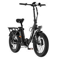 Vitilan U3 Electric Bike, 750W Motor 48V 13AH Battery 20*4.0-inch Fat Tires Adult E-bike, 45km/h Max Speed City Electric Bicycle
