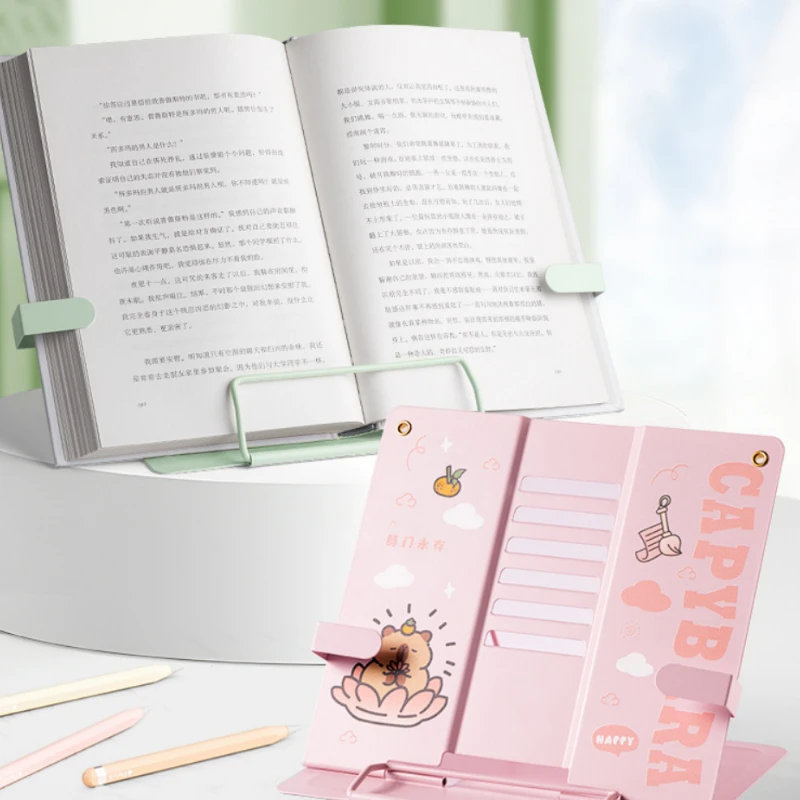 

Student Multifunctional Reading Stand Children's Reading Bookshelf Flip Book Fixed Artifact Desktop Reading Stand